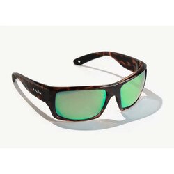 Bajio Nato Sunglasses Polarized in Dark Tortoise Gloss with Green Glass